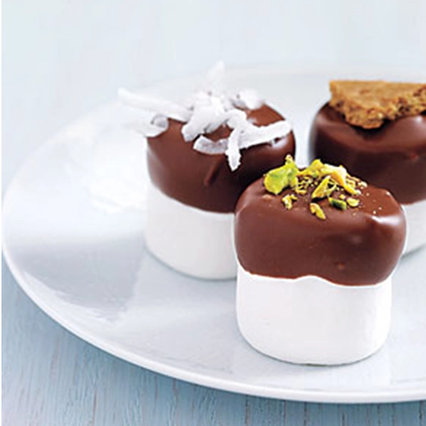 Dark Chocolate Dipped Marshmallows